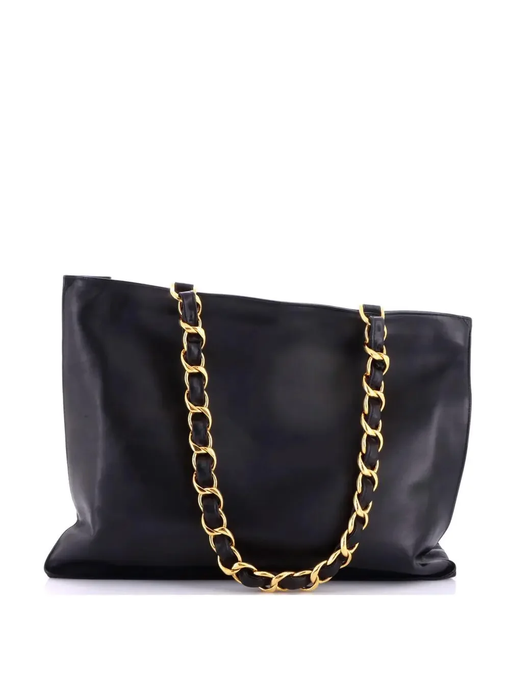 Chanel Vintage Cc Chain Tote Lambskin #321060C35B